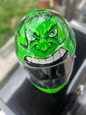 RARE - OEM - HJC CL-17 - Marvel Hulk Helmet Green With OEM Marvel Bag for sale  Shipping to South Africa