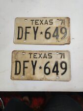 Pair 1971 texas for sale  Big Spring