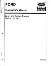 Ford 125 & 145 Lawn & Garden Tractors Manual del operador segunda mano  Embacar hacia Argentina
