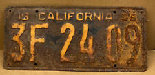 Rare 1935 license for sale  Fiddletown