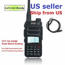 Rádio bidirecional analógico banda dupla TYT TH-UV88 Talkie Walkie VHF/UHF vendedor dos EUA  comprar usado  Enviando para Brazil