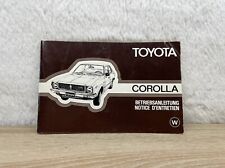 Toyota corolla betriebsanleitu gebraucht kaufen  Velten