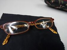 NICOLE MILLER eyeglasses BROWN CAT EYE glasses BEE, używany na sprzedaż  PL