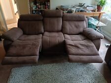 Seater reclining sofa for sale  SAFFRON WALDEN