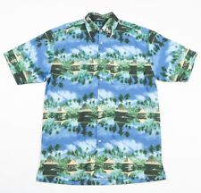 90s Vintage Gráfico Camisa Hawaiana Hombre M Retro Aloha Festival Ondulado, usado comprar usado  Enviando para Brazil