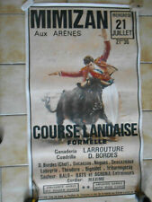 Affiche ancienne tauromachie d'occasion  La Bégude-de-Mazenc
