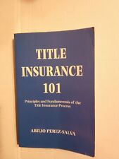 Title insurance 101 for sale  Indianapolis