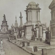 Scotland Glasgow Necropolis Victorian Cemetery Graveyard Grave Stone Photo E412 for sale  Portland