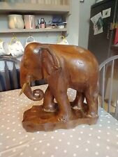 Large wooden elephant for sale  MILTON KEYNES