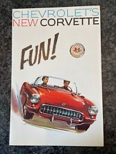 1956 corvette brochure for sale  Holley