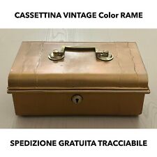 Cassettina vintage metallo usato  Pomezia
