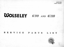 Wolseley 110 parts for sale  ST. AUSTELL