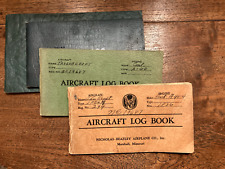 4 livros de registro originais 1937 Taylorcraft modelo A, NC19687, 9-22-37 primeiro voo comprar usado  Enviando para Brazil