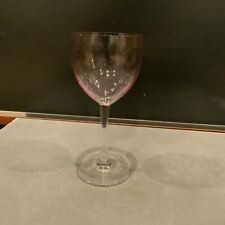 Used, Steven Smyers Wine Glass - Signed Art Glass - Pink Lines 6-7/8” for sale  Shipping to South Africa