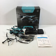 4DRC 4D-V10 Teal Black Mini Foldable Remote Control HD Camera Helicopter Used for sale  Shipping to South Africa