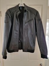 zara mens leather jacket for sale  EDGWARE