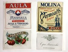 Vintage pubblicità etichette usato  Gioia Del Colle
