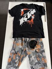 KTM T-SHIRT + SHORTS + BELT , OFFICIAL KTM, RARE UK-M, MOTORCYCLE + MOTOR CROSS for sale  Shipping to South Africa