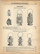 1908 PAPER AD 3 PG Ham's Cadet Police Dash Lanterna Railroad Conductor Street comprar usado  Enviando para Brazil