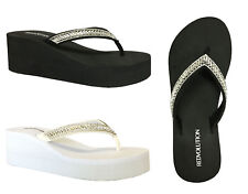LOTE ATACADO 24 prs sandália cunha joia strass lantejoulas frisadas sapato plataforma comprar usado  Enviando para Brazil