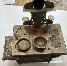 Used, VINTAGE casts iron TOY STOVE SALESMAN SAMPLE 1800's? w/skillets + mfg HOME for sale  Shipping to South Africa
