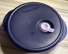 1 Tupperware Vent N Serve Sm / Med Płytka pokrywa pojemnika 2 1/2 szklanki Niebieska USA, używany na sprzedaż  Wysyłka do Poland