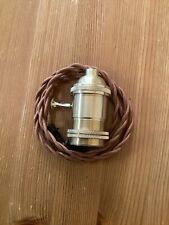 Brass lamp holder for sale  BOURNE