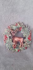 Wreath reindeer christmas for sale  MANNINGTREE