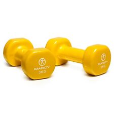 MARCY Vinyl Dumbbell 1kg & 3kg Set Strength Training Weights Home Gym Fitness for sale  Shipping to South Africa