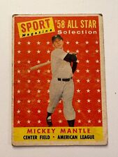 1958 mickey mantle for sale  Chesterfield