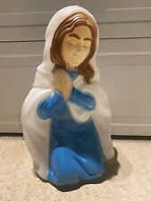 General Foam Kneeling Mary Nativity Blow Mold Christmas Yard Décor  27" for sale  East New Market