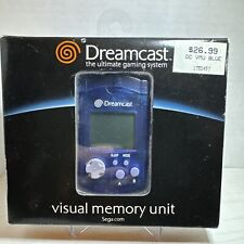 Unidad de Memoria Visual Sega Dreamcast VMU Azul Translúcido AUTÉNTICO FABRICANTE DE EQUIPOS ORIGINALES Totalmente Nuevo segunda mano  Embacar hacia Argentina