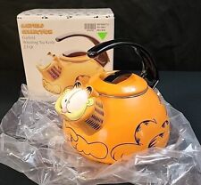 1980s Garfield Cat Whistling Teapot Tea Kettle Enamel Reston-Lloyd Paws w/Box for sale  Shipping to South Africa