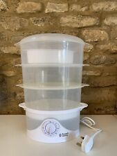 Used, Russell Hobbs 21140 3 Tier Food Steamer With 60 Minute Timer 9L 800W - White for sale  Shipping to South Africa