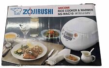 Panela e aquecedor de arroz Zojirushi 5,5 xícaras Micom (NS-WAC10-WD) - NOVA NA CAIXA ABERTA comprar usado  Enviando para Brazil