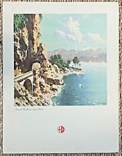 Vintage 1947 Italian Line MN Vulcania First Class Menu, used for sale  Shipping to South Africa