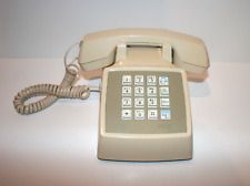 Antigo AT&T Desktop Telefone Fixo Enrolado Tradicional 100 Clássico Bege Botão comprar usado  Enviando para Brazil