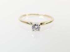 Used, 14K Yellow Gold 0.17 CT Round Diamond Solitaire Engagement Ring Sz 5 (AM1067377) for sale  Shipping to South Africa