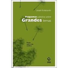 Pequenas palestras sobre grandes temas Kotakowski Leszek em português comprar usado  Brasil 