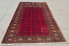 Authentic Hand knotted Vintage Bokhara Jhaldar Wool Area Rug 3.4 x 2.3 Ft for sale  Shipping to South Africa