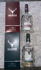 Botella vacía escocesa Dalmore 12 y 15 años con caja segunda mano  Embacar hacia Argentina