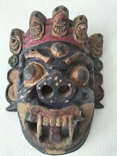 Maschera legno intagliato usato  Italia