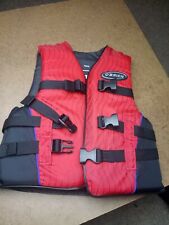 Used, Obrien Ski Youth Jacket 24-29 In Chest Life Preserver Waterski Red Black for sale  Shipping to South Africa
