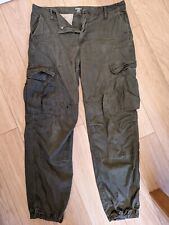 Carhartt Cargo Trousers Pants 34 waist 32 leg green for sale  PRESTWICK