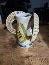 Used, Rare Masonic Rams Head Stein Brazil Freemasons for sale  Shipping to South Africa