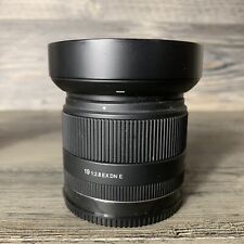 Used, Sigma 19mm f2.8 EX DN Sony E-Mount lens w/ Caps, & Hood for sale  Shipping to South Africa