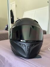 Full Face GDM Venom Motorcycle Helmet DOT Matte Black + SHIELD for sale  Shipping to South Africa