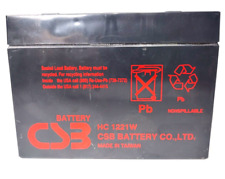 CSB BATTERY CO  NON-SPILLABLE LEAD ACID BATTERY HC 1221W, used for sale  Shipping to South Africa