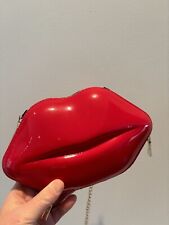 Red lips clutch for sale  GLASGOW