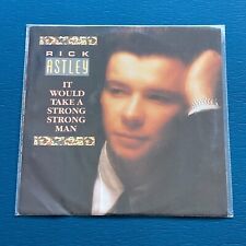 Rick Astley It Would Take A Strong Man 7" vinil single 45 discos 1988  comprar usado  Enviando para Brazil